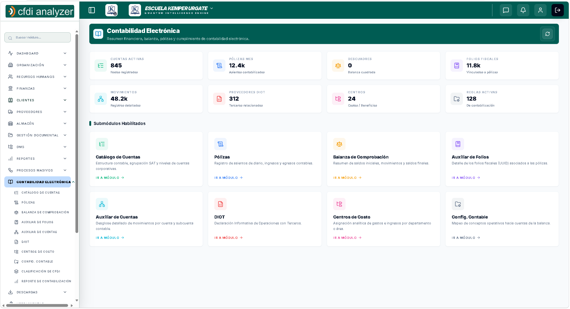 Módulo Contabilidad Electrónica